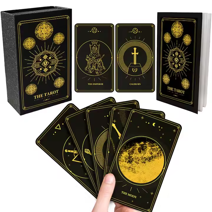 Custom 78 Tarot Cards Hot Foil Stamping With Box