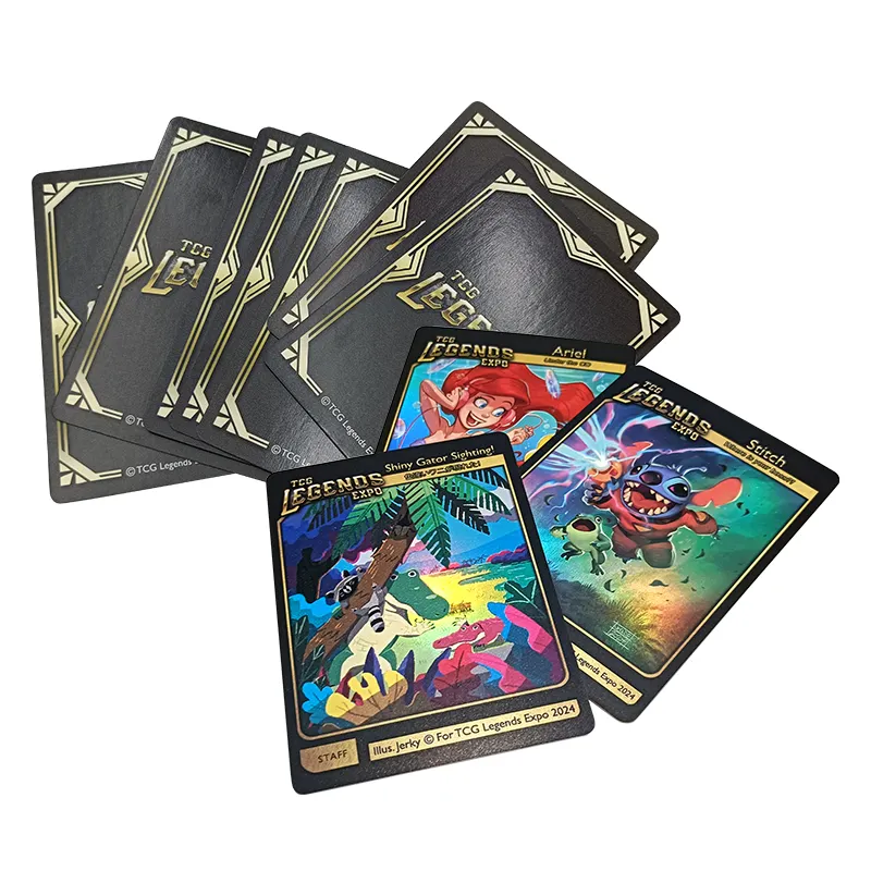 CMYK TCG Cartoon Card With Holographic Foil