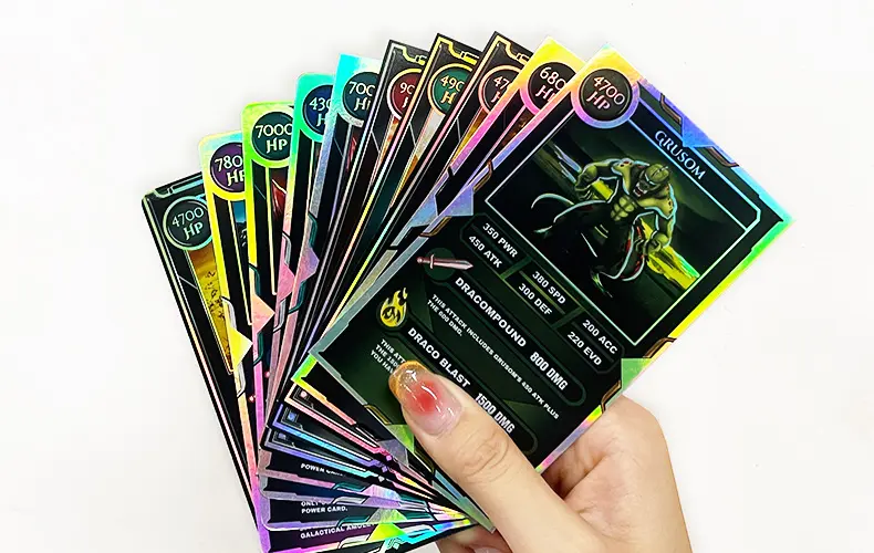 CMYK TCG Card With Holographic Foil