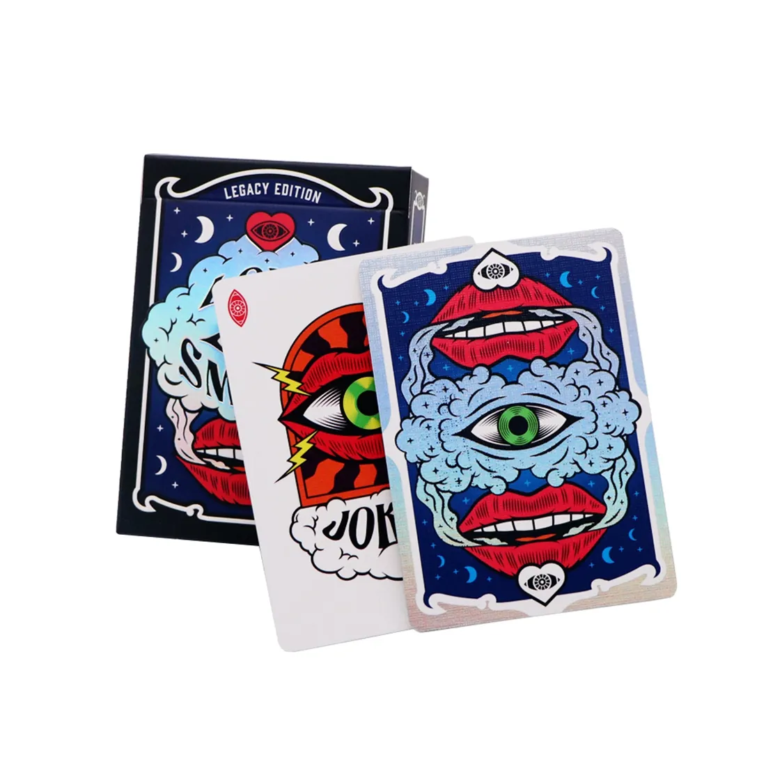 CMYK Custom Cardistry Card With Holographic Foil
