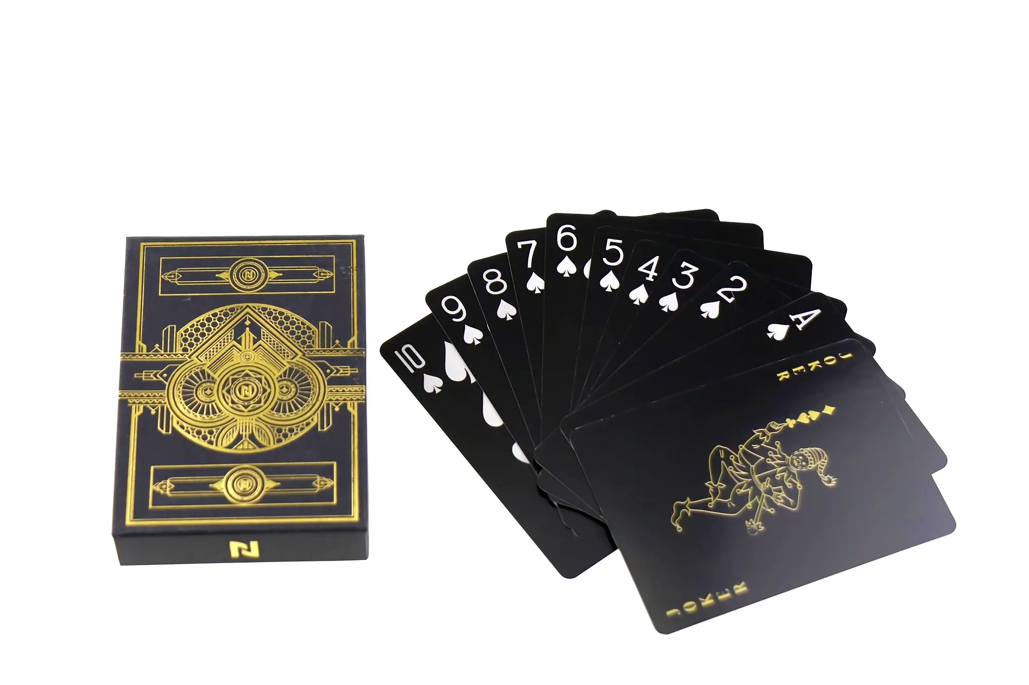 CMYK Custom PVC Card With Gold Hot Foil Stamping
