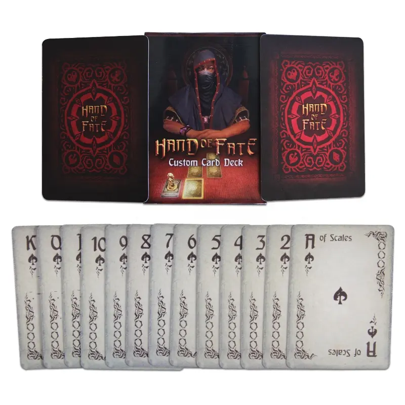 Custom CMYK 4C Cardistry Card With Box