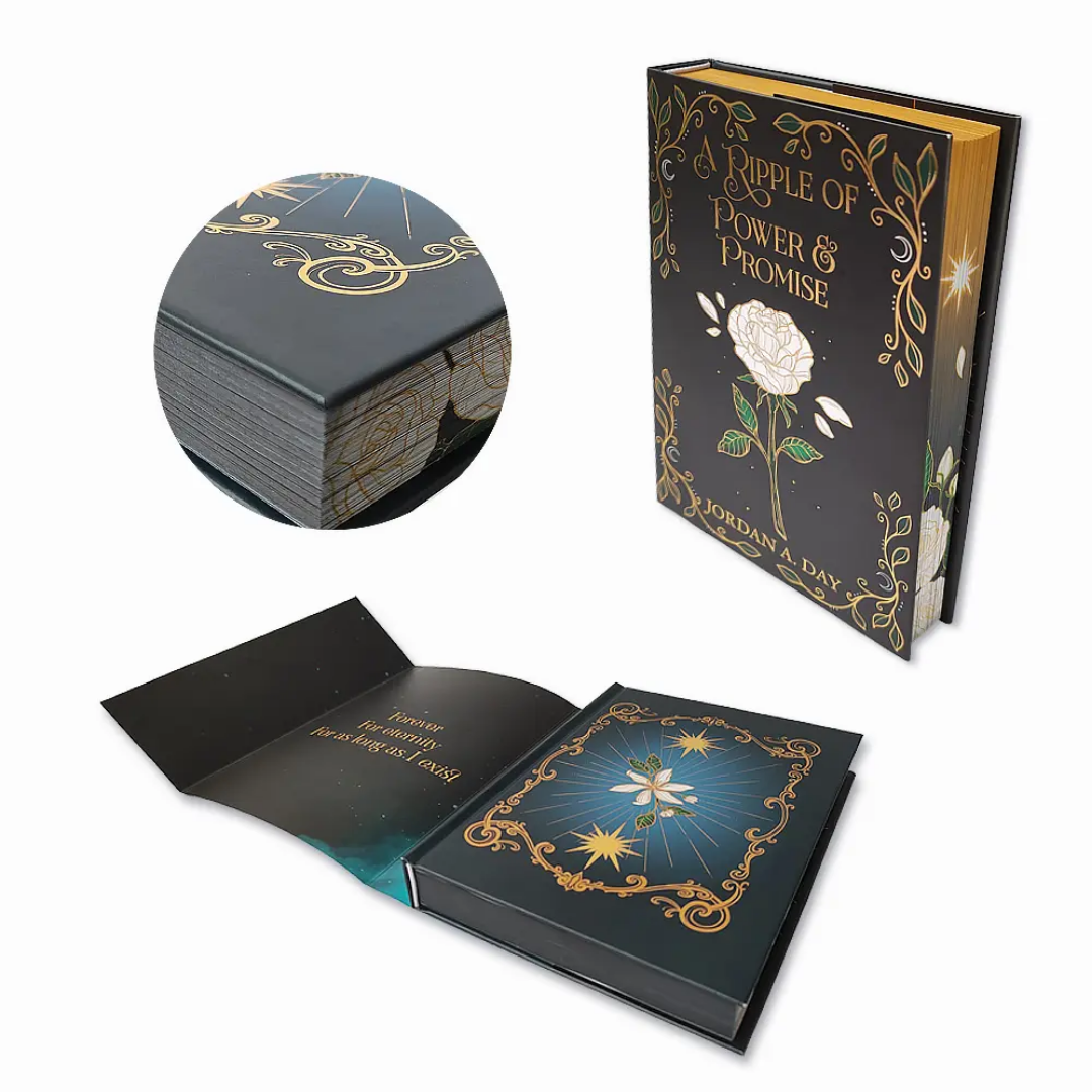 CMYK Offset Printing Hardcover Book With Dust Jacket